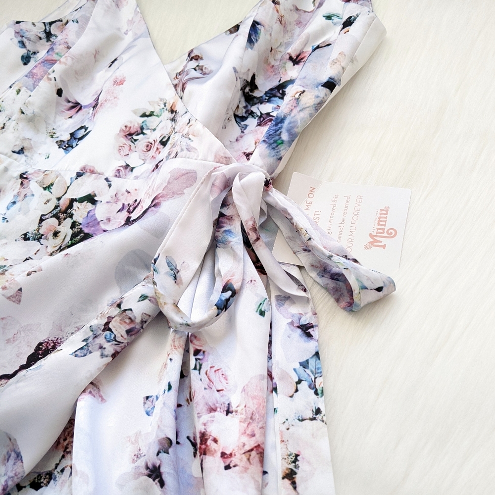 Show Me Your Mumu Mariah Floral Print Wrap Maxi Dress | Size S - Picture 6 of 15